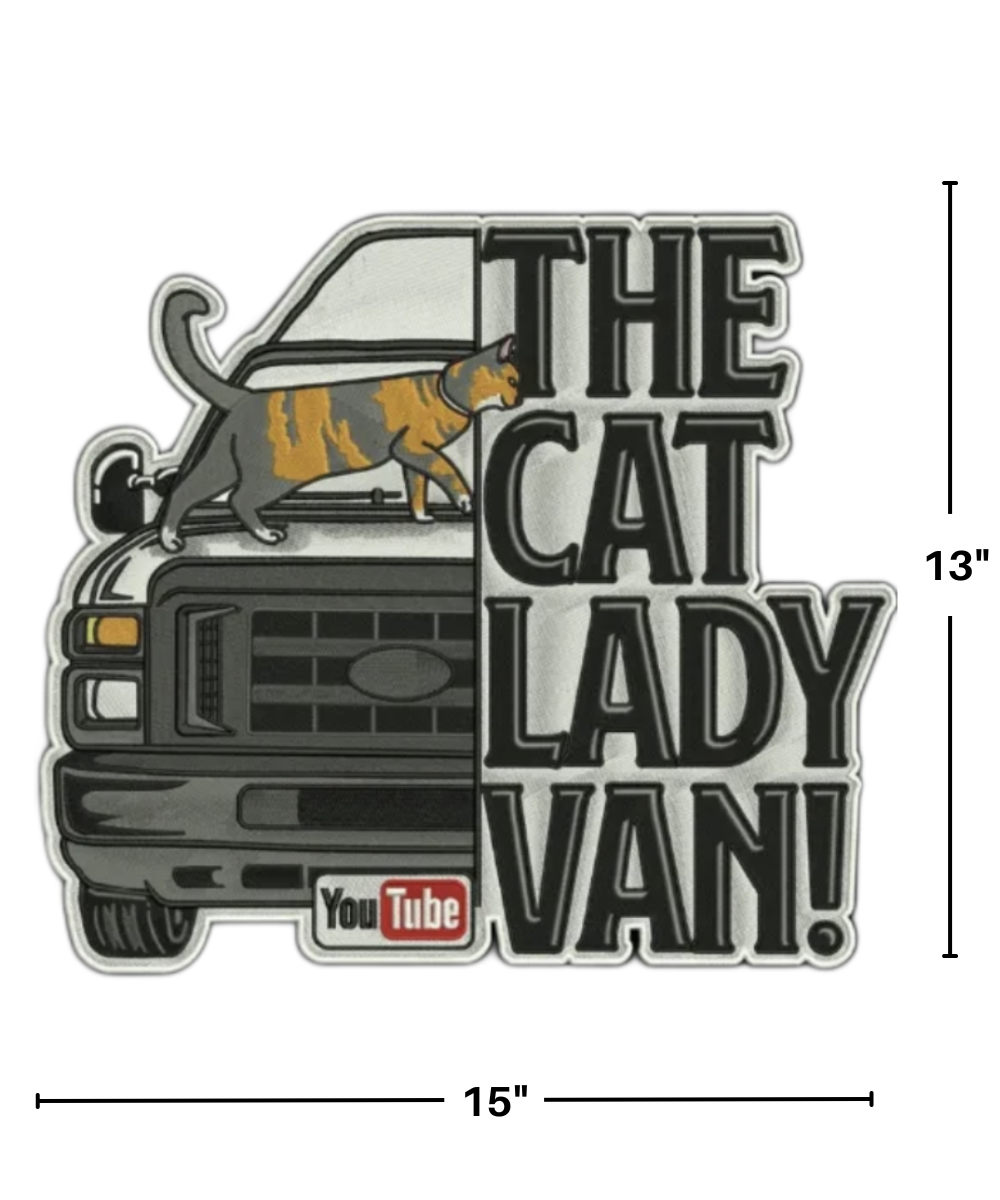 The Cat Lady Van Patches (Large) LIMITED EDITION